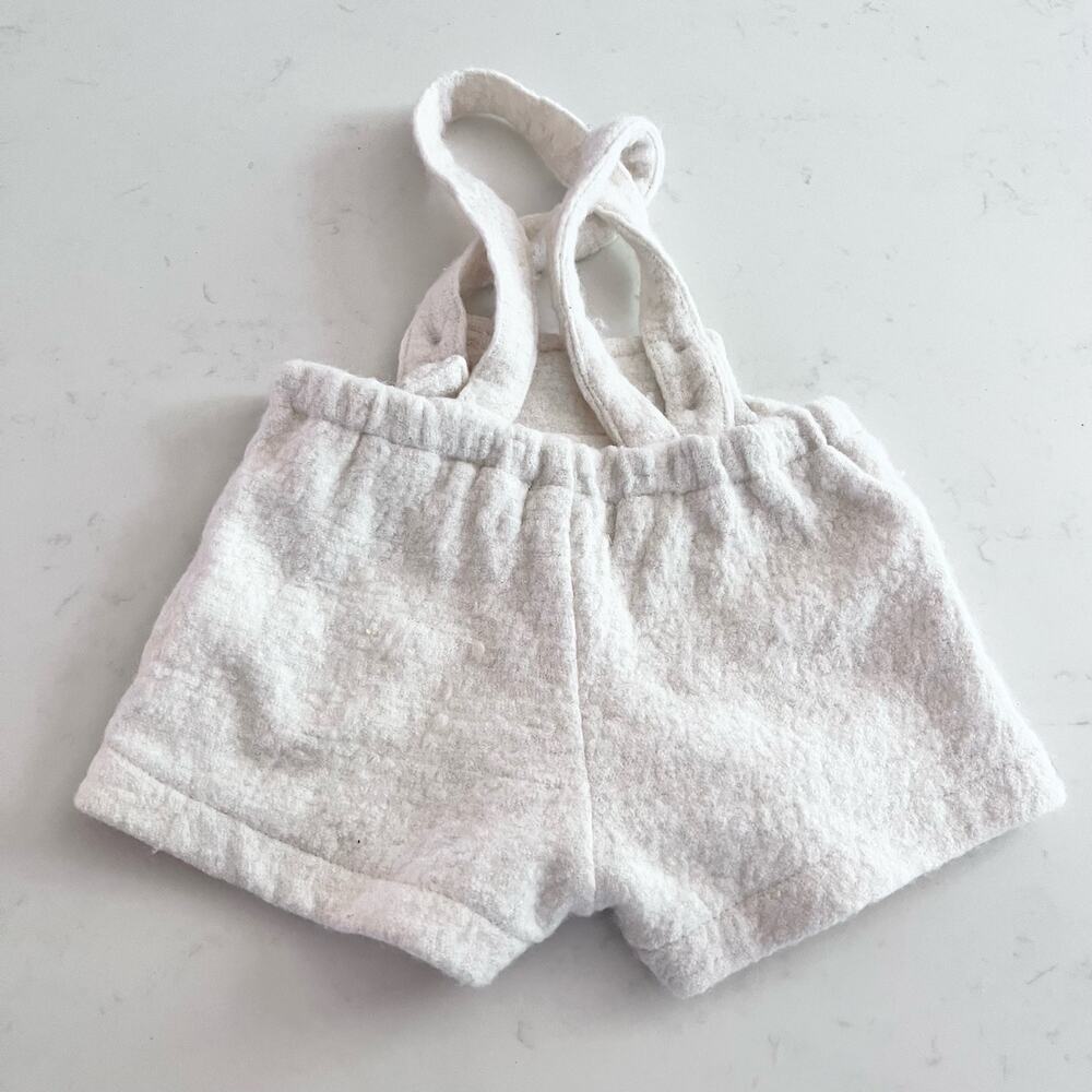 Belati boys ivory wool blend overall shorts size 12 months - Picture 5 of 9